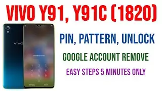 Hard Reset Vivo (1820) Y91 Frp Bypass Easy Method 2024