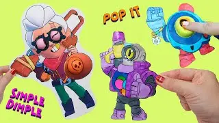 Pop it Simple Dimple Squish Brawl Stars / How to pop it / Simple Dimple Brawl Stars