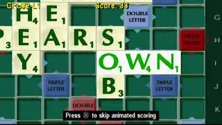 (PSX) Scrabble - Apalabrados pero en 3D