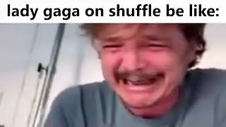 lady gaga on shuffle be like: