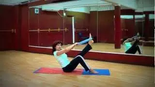 Пресс  и  бедра (с кольцом)  Abs and hips (with Pilates Ring)