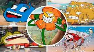 Cuphead - Simple Mode (No Damage) - All the bosses of the first island