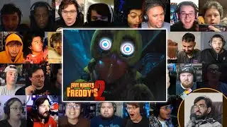 Five Nights At Freddy's 2 Trailer 2 Reaction Mashup | FNAF 2