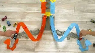 Набор игровой Hot Wheels Экшн Автотрек Небесное противостояние для 2игроков GRW39