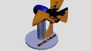 3ds max animation - electric fan reactor