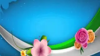 На голубом фоне