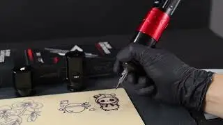 Xnet Vipera Tattoo Gun with Adjustable Strokes & Tattoo Needles Etc.