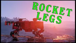 Stomping raid bots with MECH legs | Crossout