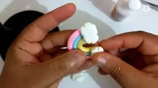 como fazer a menina no arco íris manual
