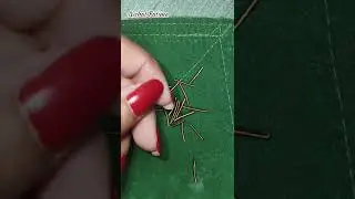 embroidery hand work 🪡 Ghar mein sikhe asani se😍 zardozi hand work 💥 beautiful work 😍