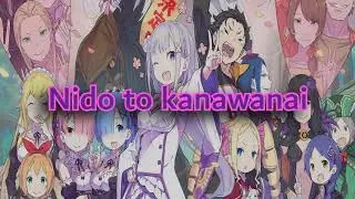 Re:Zero kara Hajimeru Isekai Seikatsu (Realize) OP  2 nd Season karaoke °|Piano ver.|