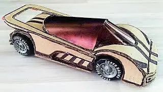 How To Make a Sports Car From Сardboard / RC Cardboard DIY