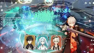 kazuha DPS HOD R5 Vs Trio Kenki Spiral Abyss - Genshin impact