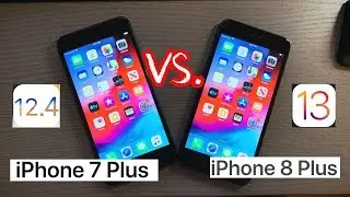 iOS 12.4 on iPhone 7 Plus vs iOS 13 GM on iPhone 8 Plus Speedtest!