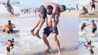Marina beach Chennai wrestling | Robin VS Rowdy Rathore || #hwe #hwewrestling #marinabeach #beach