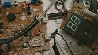 LG split AC PCB repair  replaced ic