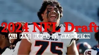 Taliese Fuaga Vs Washington: All Pass Blocks