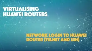 Network Login to Huawei router (Telnet and SSH)
