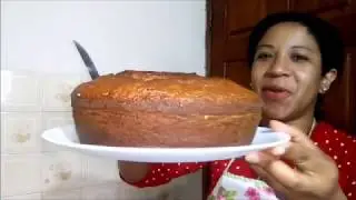 BOLO DE BANANA MUITO FÁCIL