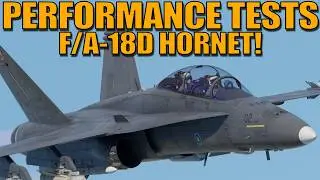 PERFORMANCE TESTS in the F/A-18D HORNET! How MUCH WORSE is it compared to the C? - War Thunder