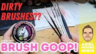 Clean Those Dirty Brushes! Let's Try Jentastic's Drunken Brush Goop with Ariel Moore Minis