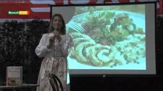 Flora 2014 Halmos Mónika ehető virágokról előadása