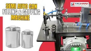 Semi Automatic Tin Can Filling & Capping Machine
