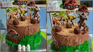 JURASSIC PARK CAKE TUTORIAL