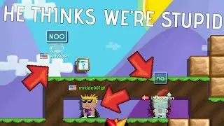 Growtopia - Scammer is Lagging? Dumbest Scam Ever.