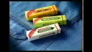 Реклама Wrigley's Spearmint, Doublemint, Juicy Fruit (2000 год)