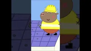 Daddy Pig Breaks the School Roof #peppapig #shorts