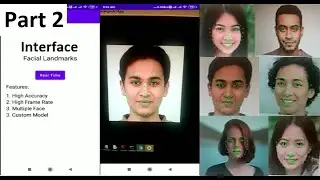 Facial Landmark Detection Android App | High Accuracy | TensorFlow Lite (GPU) | OpenCV | Part 2
