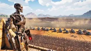 100,000 T-800 Terminators vs 5 MILLION HUMAN ARMY - Ultimate Epic Battle Simulator 2