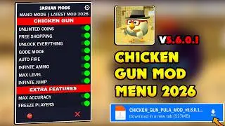 ⚡ Chicken Gun MOD MENU v5.6.01 | MOD APK | GOD MODE, UNLOCK ALL SKINS, UNLIMITED MONEY | KICK ALL
