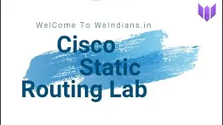 Cisco Static Routing Particles Lab 1