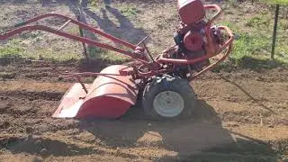 #10 Getting Neighbor Ben's garden ready with antique Troy-Bilt Horse Rototiller