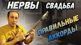 Как играть на гитаре Нервы - Свадьба.Аккорды.Бой. Разбор