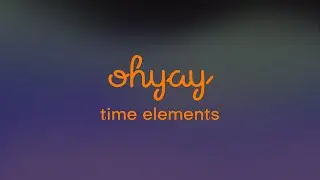 10. Using Time Elements