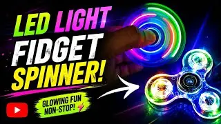 ✨ The Ultimate LED Fidget Spinner Experience! Spin, Glow & Relax 🔥 