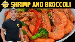 Shrimp and Broccoli in Garlic Sauce | Quick and Easy Shrimp Recipe