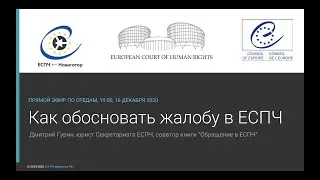 Как обосновать жалобу в ЕСПЧ и ответы на вопросы юриста из ЕСПЧ