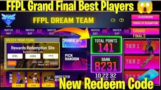 Grand Final Best Players FFPL Dream Team 2022|FFPL Dream Team Grand Final Best Team FFPL Redeem Code