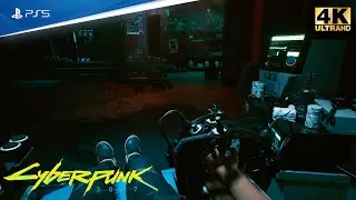 Cyberpunk 2077 (PS5) Next-Gen Upgrade Gameplay 4k HDR 60fps