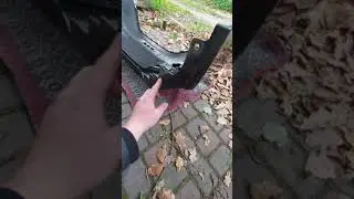 Honda Stepwgn Spada Rp3, снятие бампера, установка защитной сетки.