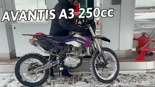 ОБЗОР НА КРОССОВЫЙ ЭНДУРО МОТОЦИКЛ AVANTIS A3 250cc