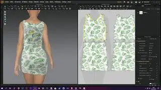 Summer Dress - Marvelous Designer 8 + Keyshot 8