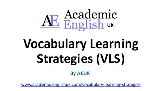 Vocabulary Learning Strategies (VLS)