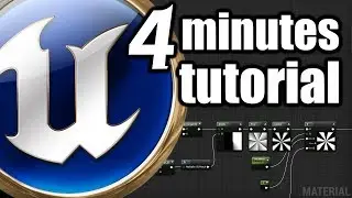 Unreal Engine 4 Minutes Beginner TUTORIAL - Procedural Material