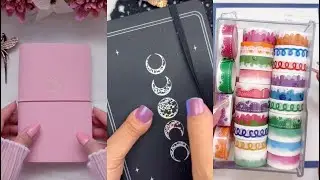 ASMR Journalling || Paper, Sticker, Tape Sound || Compilation #1
