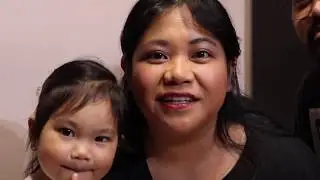 Husband and Two Year Old Daughter Does My Makeup